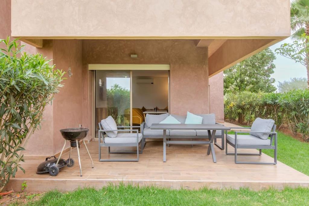 Residence Golfique Pj, Jardin, Piscine Marrakesh Bagian luar foto